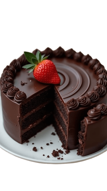 Triple-Layer Chocolate Fudge Cake