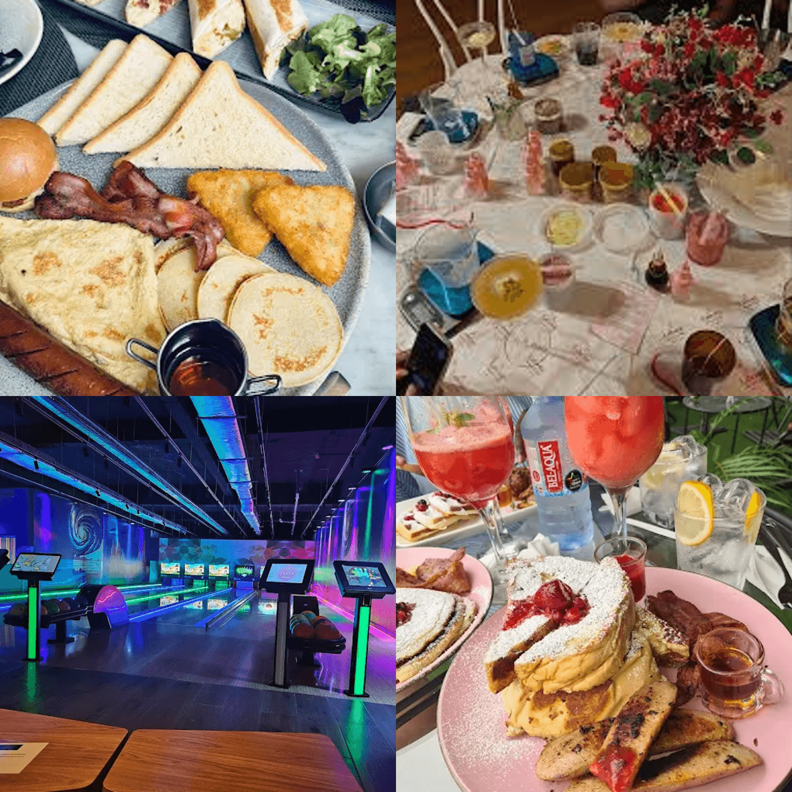 Breakfast, Crafts & Play, Sweets & Labone