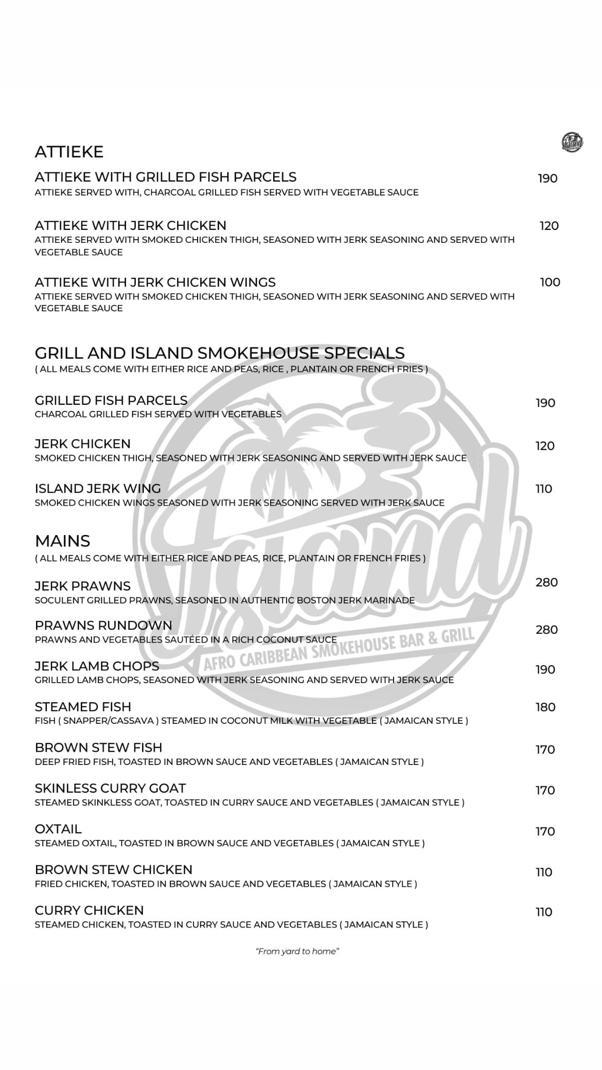 Island Afro Caribbean Smokehouse Bar & Grill