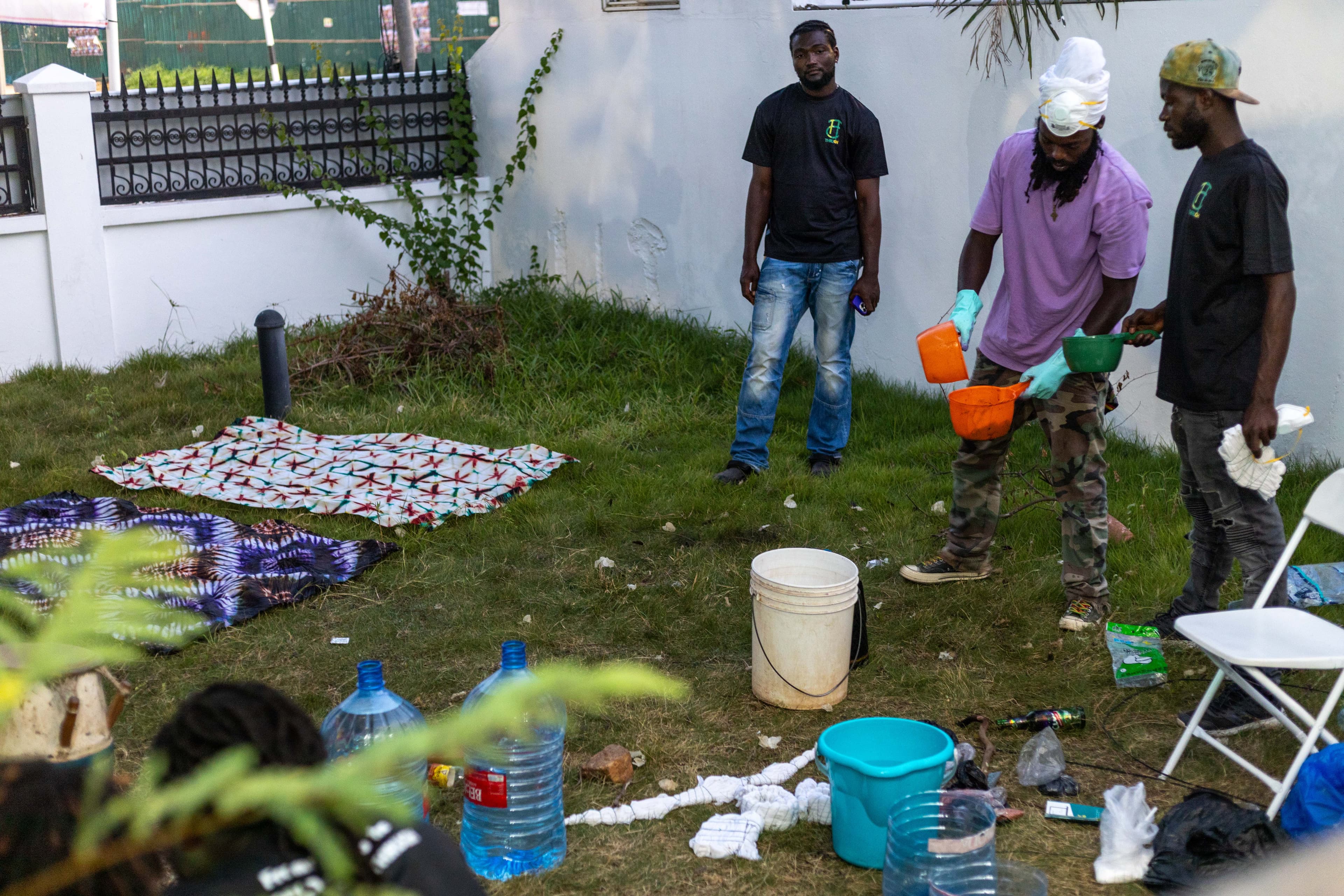 AfroRoot heritage represented by Manaseh at the Thrugh Launch event for a Batik Making Class