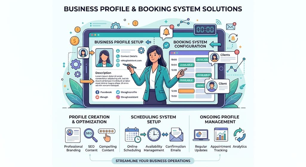 Business Profile & Booking System Setup